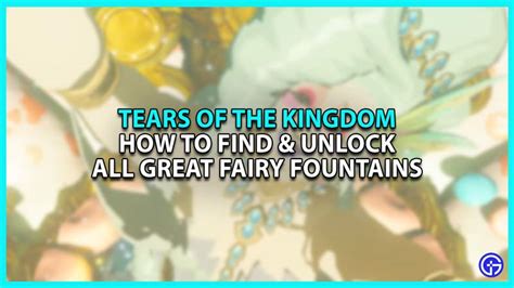 how to get all great fairies totk